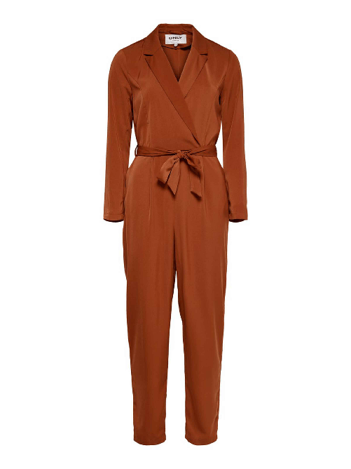 ONLY TUTA TUTE JUMPSUIT VESTITO DONNA ONLY FLORIA IRENE 15195565 ARABIAN ORIGINALE PE Colore Marrone,Taglia IT 36