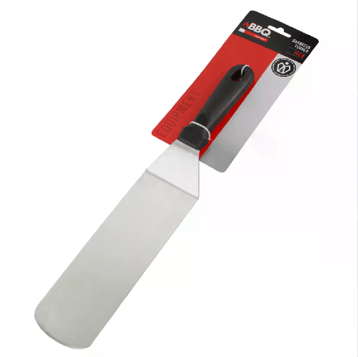 BBQ Paletta Barbecue C83501010 Acciaio Inox e Manico Antiscivolo Nero