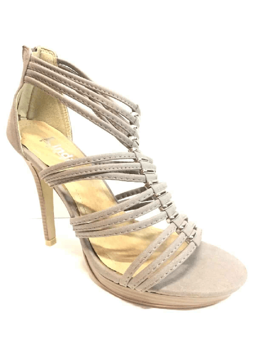 LINDA SCARPE SANDALI SANDALO TACCO DONNA LINDA G12 ECO PELLE GRAY ORIGINALE PE NEW Taglia 39,Colore Grigio