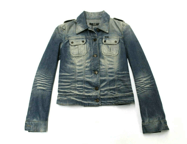 GAS GIUBBINO GIUBBOTTO JEANS DONNA GAS ORIGINALE ELLIE JACKET 23520 COTONE PE NEW Colore Blu,Taglia S