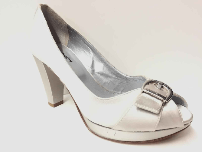 NERO GIARDINI SCARPE DECOLTE SANDALO DONNA NERO GIARDINI P000670E RASO 134 ORIGINALE PE NEW Colore Argento,Taglia 35