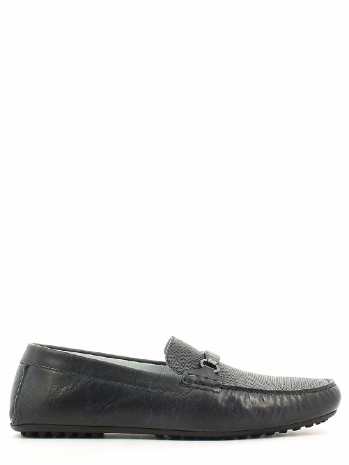 NERO GIARDINI SCARPE MOCASSINO MOCASSINI UOMO NERO GIARDINI P604241U BLU PELLE PE Colore Blu,Taglia 40