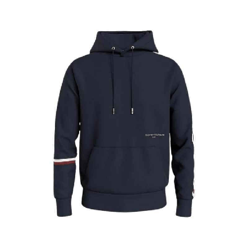TOMMY HILFIGER MAGLIA FELPA UOMO TOMMY HILFIGER MW0MW29673 COTONE DW5 BLU ORIGINALE AI 2024 Colore Blu,Taglia XXL