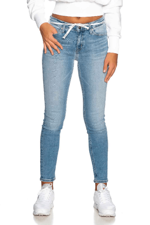CALVIN KLEIN JEANS PANTALONE DONNA CALVIN KLEIN JEANS J20J213997 1AA COTONE AB052 ORIGINALE PE 2021 Colore Blu,Taglia US 32