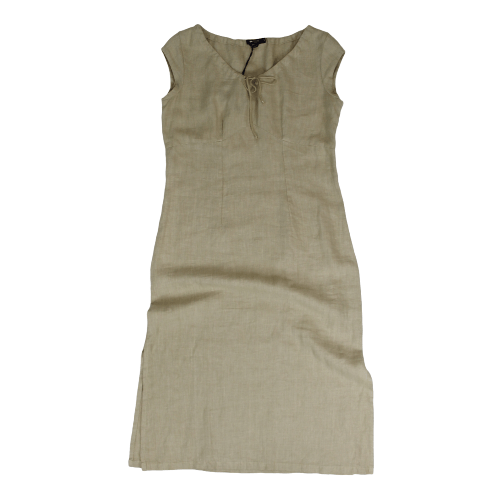 TEN YARDS ABITO VESTITO GONNA DONNA TEN YARD EVOR 7794T3 EH 11 BEIGE LINO ESTIVO NUOVO PE Colore Beige,Taglia IT 42