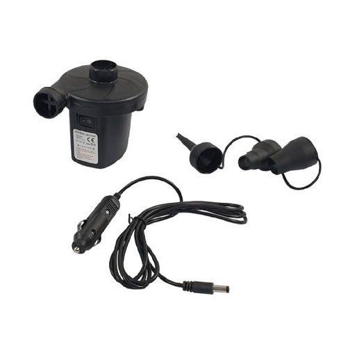 TrAdE Shop Traesio Pompa Elettrica 12v Con Caricabatteria Accendisigari Per Auto Con 3 Adattatori 016975 -