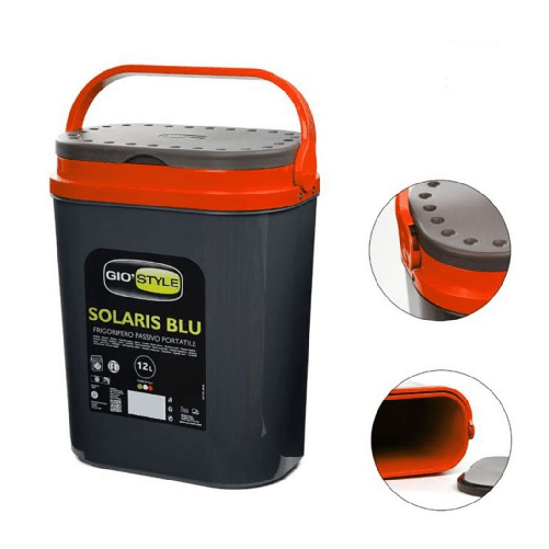 Frigo Frigorifero Passivo Portatile Solaris Termico Da 12 Lt 29,5x19,5x37,5cm Viaggio - Verde Chiaro Frigo Frigorifero Passivo Portatile Solaris Termi