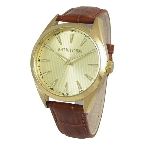 Devota & Lomba Orologio Uomo Devota & Lomba DL014ML-02BRGOLD (Ø 40 mm)