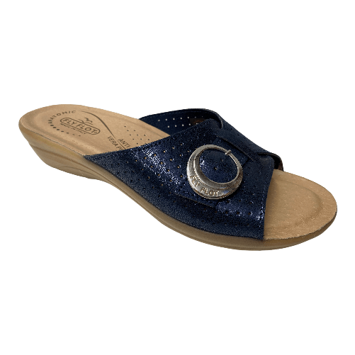 FLYFLOT SCARPE CIABATTE CIABATTA DONNA FLYFLOT 36470 ECO PELLE 9232 BLU ORIGINALE PE NEW Colore Blu,Taglia 39