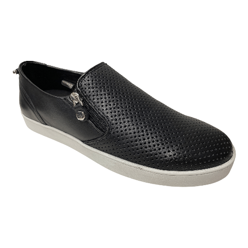 CULT SCARPE SLIP ON UOMO CULT RADIOHEAD LOW 2259 CLE103607 PELLE NERO ORIGINALE PE Colore Nero,Taglia 42