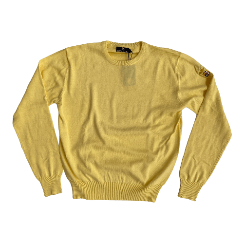 MARINA MILITARE MAGLIA MAGLIE MAGLIONCINO UOMO MARINA MILITARE MYK282AS COTONE 30 ORIGINALE PE Taglia M,Colore Giallo