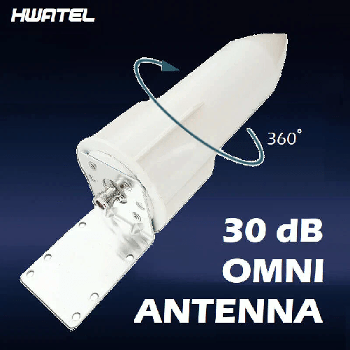 HWATEL Antenna Alto Guadagno Omnidirezionale 25/30 dBi per Ripetitore o Modem 3g 4g 5g