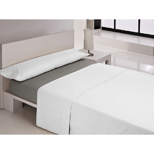 Happy Home Lenzuolo con angoli aderenti Happy Home MIX COLORS Antracite Ala francese 135 x 200 + 30 cm