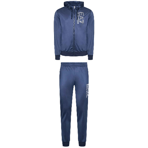 EA7 EMPORIO ARMANI TUTA TUTE FELPA PANTALONE UOMO EA7 EMPORIO ARMANI 3KPV58 PJ08Z 1554 ORIGINALE PE Colore Blu,Taglia S