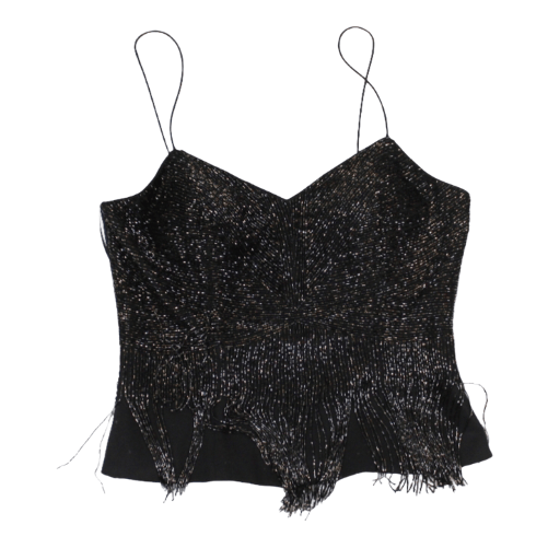 SHARON TOP MAGLIA ELEGANTE DONNA SHARON 3015 STTP 05P NERO MARRONE SETA CERIMONIA PE Colore Marrone,Taglia IT 44