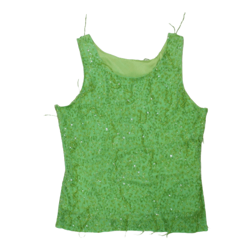 SHARON MAGLIA SMANICATA ELEGANTE DONNA SHARON 9785 05P VERDE SETA CERIMONIA NUOVO PE Colore Verde,Taglia IT 46