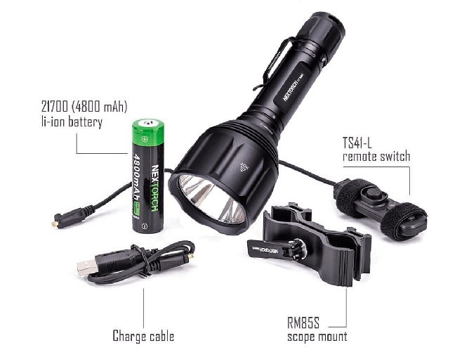 Nextorch Nextorch HUNTING SET T7 MAX (1100 mt) Ricaricabile 1200 Lumens LED