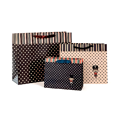 MyBook SHOPPER REGALO 210gr CON MANICI IN RASO 31x26x12 cm (12PZ) 53NIK162/2