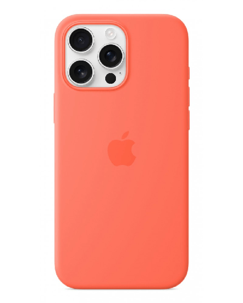 APPLE CUSTODIA APPLE MAGSAFE IN SILICONE PER IPHONE 16 PRO MAX - MANDARANCIO