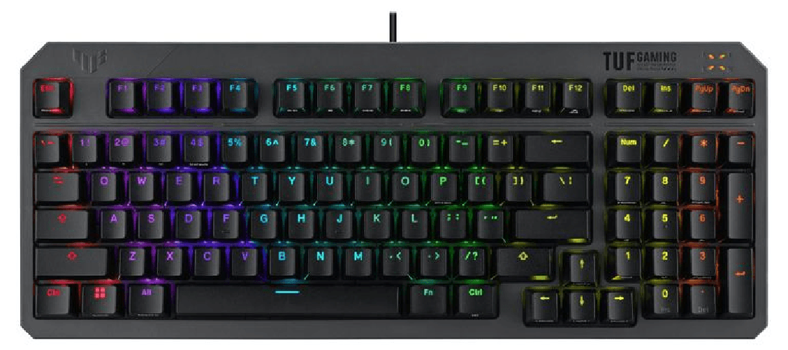 Asus tuf gaming k3 gen ii tastiera usb qwerty italiano nero