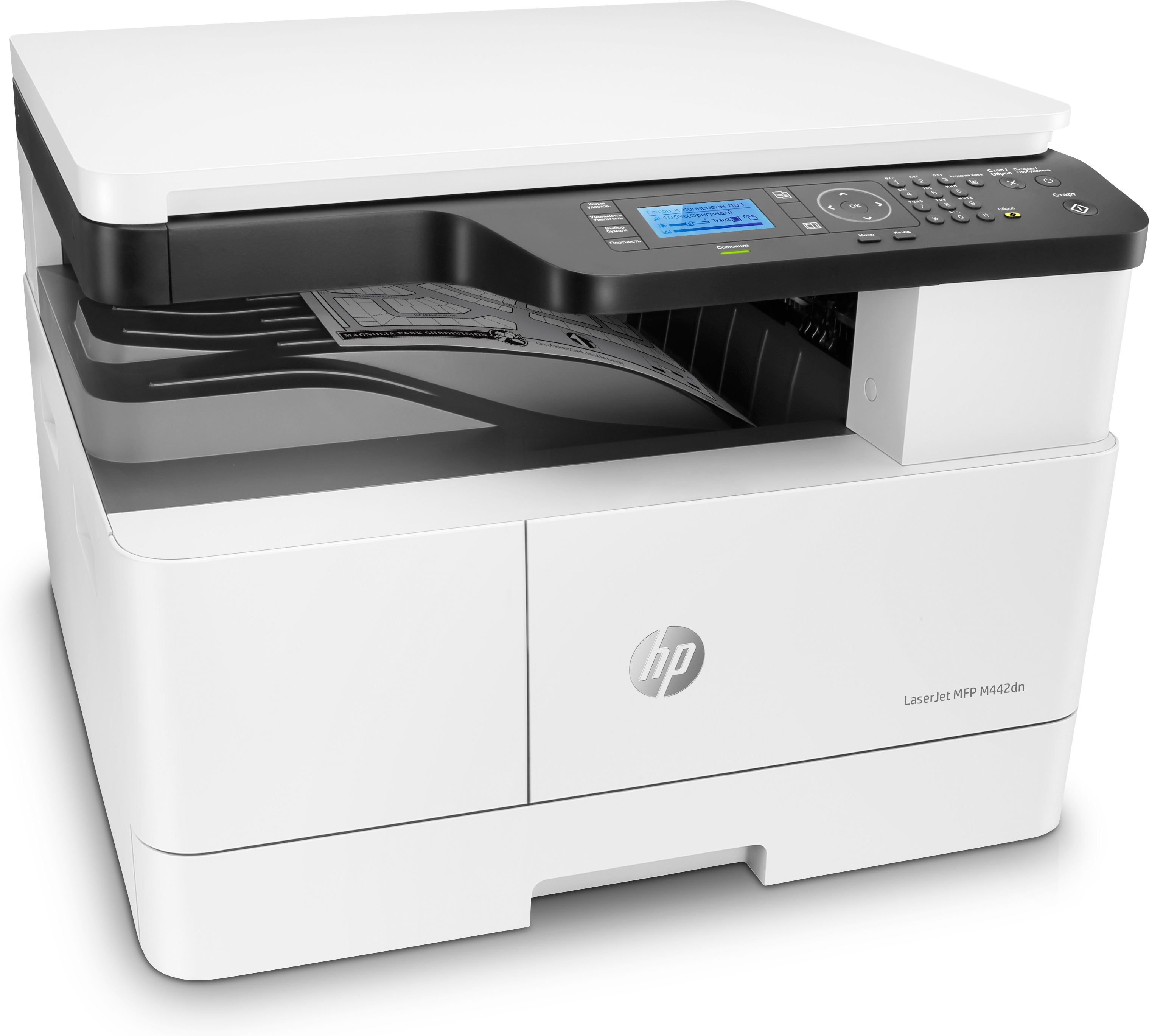 HP LaserJet Stampante multifunzione M442dn, Bianco e nero, Stampante per Aziendale, Stampa, copia, scansione