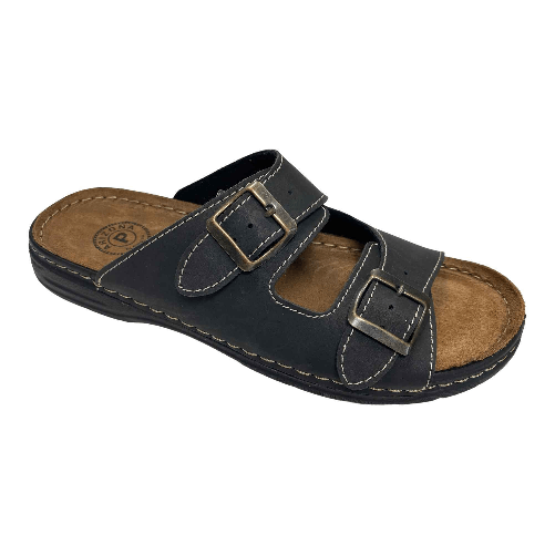 ARIZONA BY PATRIZIA SCARPE CIABATTE SANDALI UOMO ARIZONA PATRIZIA AZZI 636 NERO ORIGINALE PE 2023 Colore Nero,Taglia 45