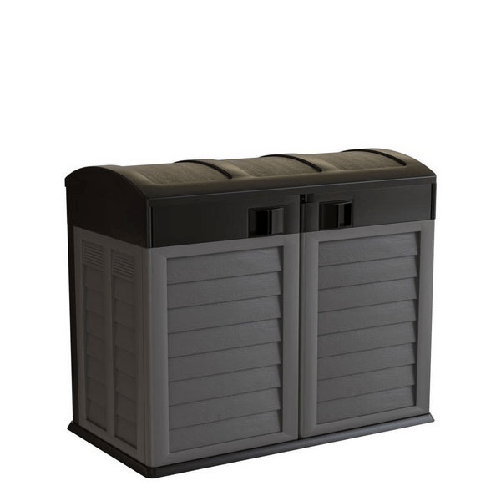 Pidema:Baule leroy merlin da terrazzo e balcone in polipropilene nero. Box porta attrezzi amazon ideale per riporre attrezzatura a prezzi economici
