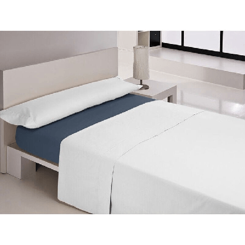 Happy Home Lenzuolo con angoli aderenti Happy Home MIX COLORS Azzurro Ala francese 135 x 200 + 30 cm