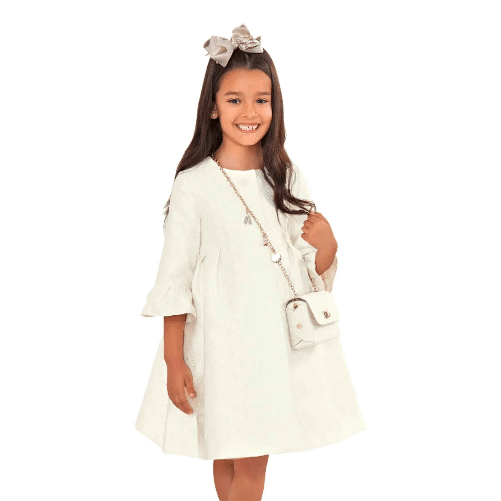 ABEL & LULA by MAYORAL ABITO VESTITO CERIMONIA BAMBINA ABEL E LULA MAYORAL 5317 BIANCO ORIGINALE PE Colore Bianco,Taglia 7 anni