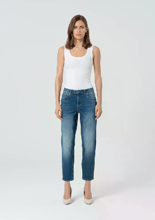 FRACOMINA PANTALONE JEANS DONNA FRACOMINA FP25SVD005D42002 COTONE BLU ORIGINALE PE 2025 Colore Blu,Taglia IT 38
