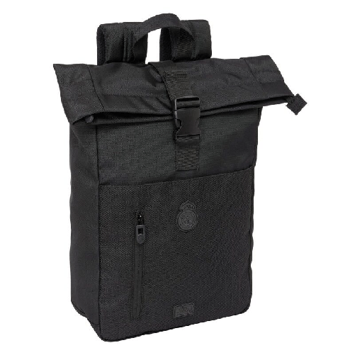 Real Madrid C.F. Zaino per Portatile Real Madrid C.F. Nero 28 x 42 x 13 cm