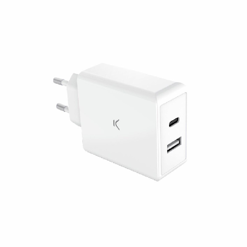 KSIX Caricabatterie da Parete KSIX Bianco 65 W
