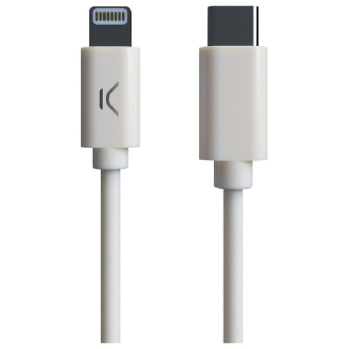 KSIX Cavo USB-C a Lightning KSIX MFI (1 m) Bianco
