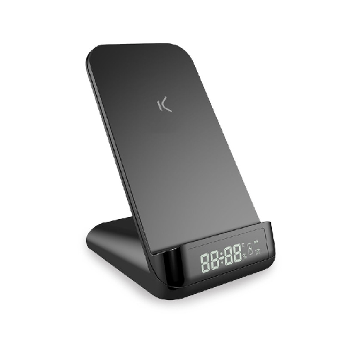 Ksix BXCQI17 sveglia Sveglia digitale Nero KSIX Caricabatterie Senza Fili KSIX