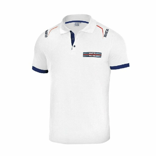 Sparco Polo a Maniche Corte Uomo Sparco Martini Racing Bianco XL