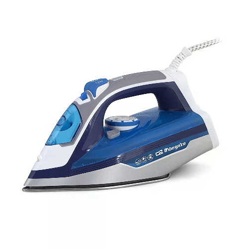 Orbegozo SV 2670 Ferro da stiro a secco e a vapore Piastra in Ceramica 2600 W Blu Grigio