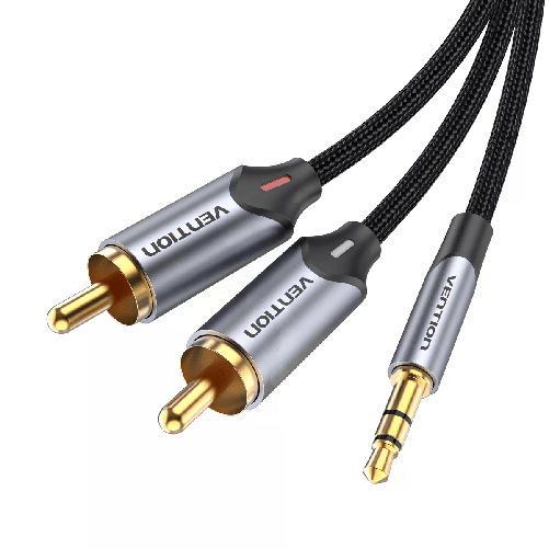 Vention BCNBI cavo audio 3 m 3.5mm 2 x RCA Grigio