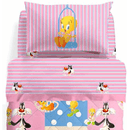 CALEFFI COMPLETO LENZUOLA LETTO 1 PIAZZA TITTI I LOVE TWEETY Disney
