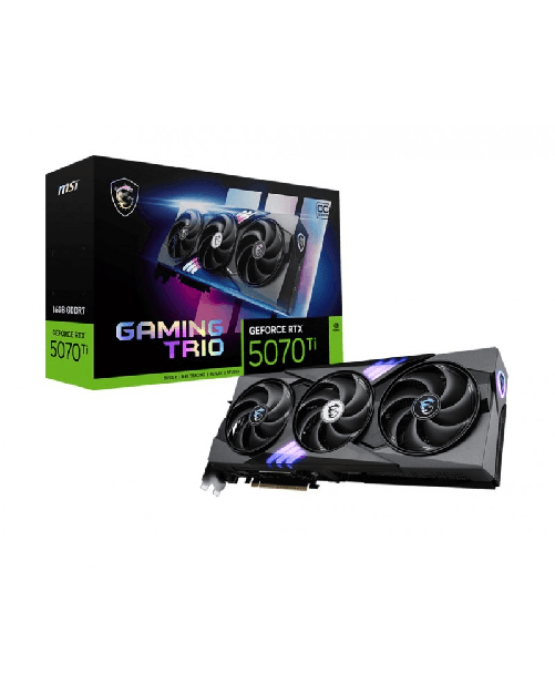 Msi Microstar MSI GeForce RTX 5070 Ti 16GB GDDR7 Scheda Grafica NVIDIA Overclocked Gaming PC MSI Microstar MSI GeForce RTX 5070 Ti 16G Gaming Trio OC