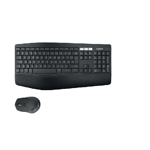 Logitech 920-008222 tastiera Mouse incluso Universale RF senza fili + Bluetooth AZERTY Francese Nero Logitech Tastiera Wireless Logitech MK850 Nero Qw
