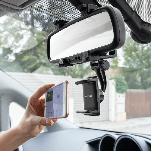 InnovaGoods Supporto per Smartphone per Specchietto Retrovisore Stropp InnovaGoods