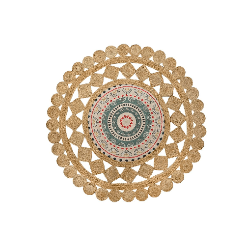 DKD Home Decor Tappeto DKD Home Decor Marrone Multicolore (200 x 200 x 0,75 cm)