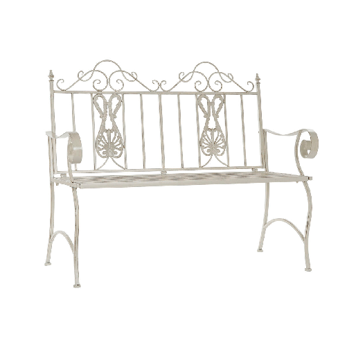 Panca DKD Home Decor Bianco 118 x 53 x 98 cm