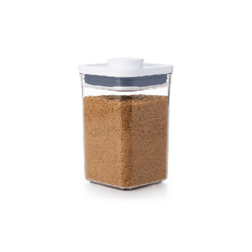 OXO 11234000 recipiente per cibo Rettangolare Scatola 0,9 L Trasparente, Bianco OXO BARATTOLO BISCOTTI ERMETICO Pop 1,00lt. 11x11x16cm