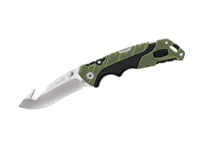 Buck Buck FOLDING PURSUIT LARGE GREEN GUTHGOOK 0660GRG
