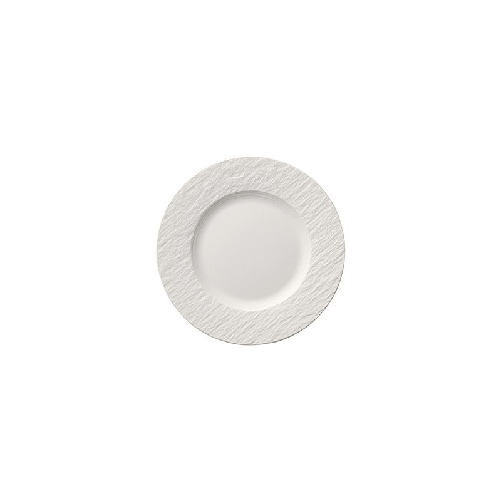 Villeroy E Boch Villeroy & Boch Manufacture Rock Piatto da portata Rotondo Porcellana Bianco 6 pz VILLEROY E BOCH PIATTO FRUTTA 22cm Manufacture Rock
