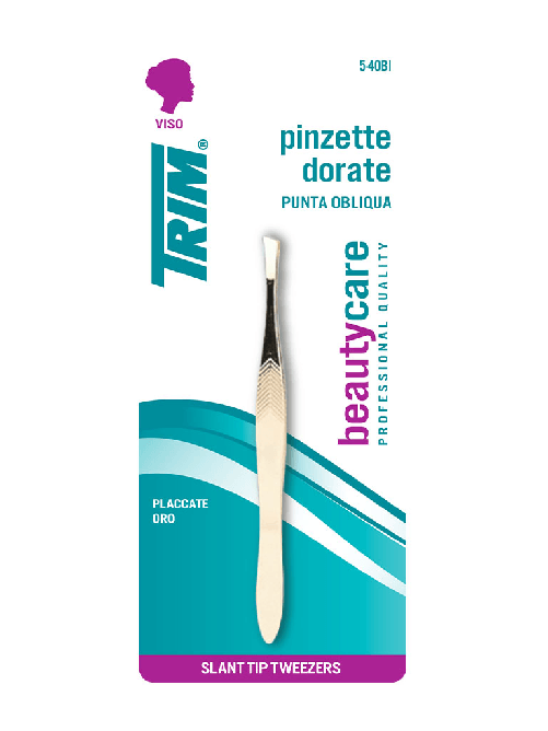 Trim TRIM PINZETTE DORATA PUNTA OBLIQUA 5-40 BI