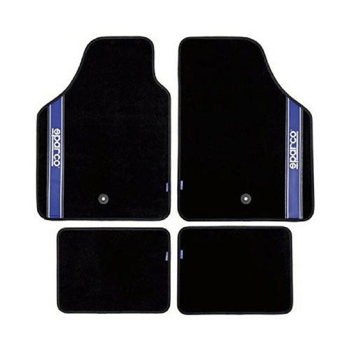 Sparco Set di Tappetini per Auto Sparco Strada 2012 B Universale Nero/Blu (4 pcs)