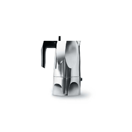 ALESSI CAFFETTIERA ESPRESSO OSSIDIANA 6 TAZZE Alluminio