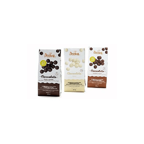 DECORA CIOCCOLATO BIANCO IN DISCHETTI 250gr